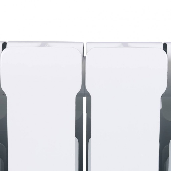 Биметаллический радиатор RIFAR BASE 350, 10 секций, боковое подключение, белый