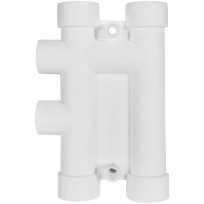 Распределительный блок Pro Aqua d= 25-20 PP-R для систем отопления Белый