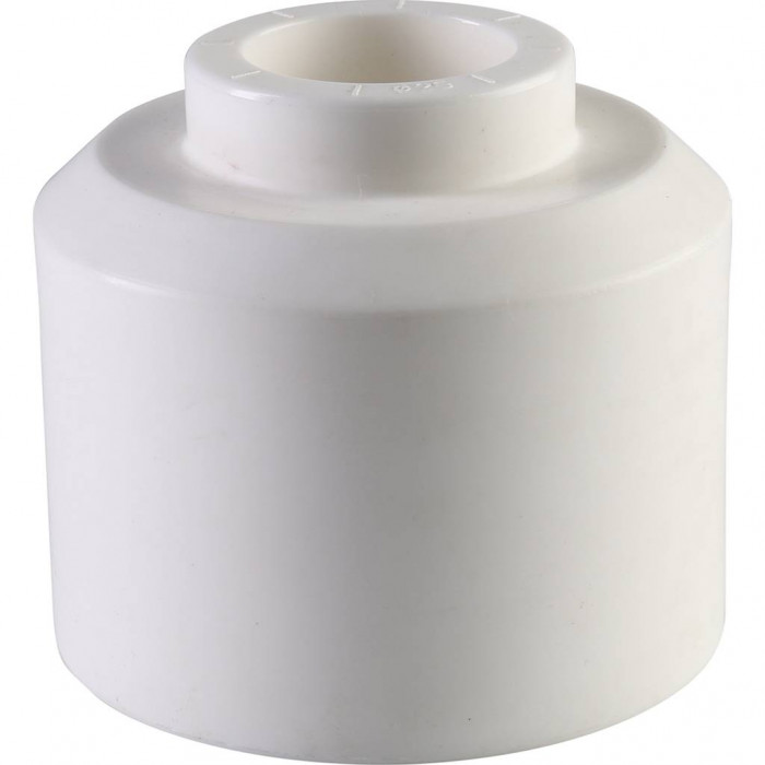 Муфта переходная внутр./наруж. Политэк 63х25 для полипропиленовых труб под сварку (цвет белый)