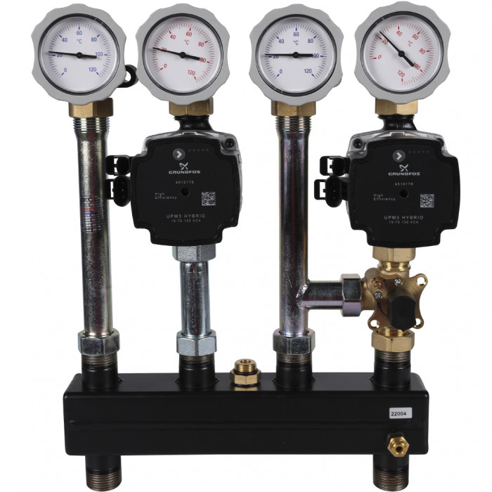 Насосно-смесительный узел Meibes Kombimix UK_MK UPM3 Hybrid 15-70*