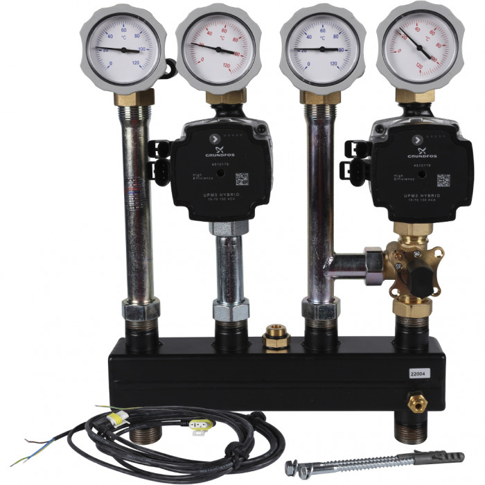 Насосно-смесительный узел Meibes Kombimix UK_MK UPM3 Hybrid 15-70*