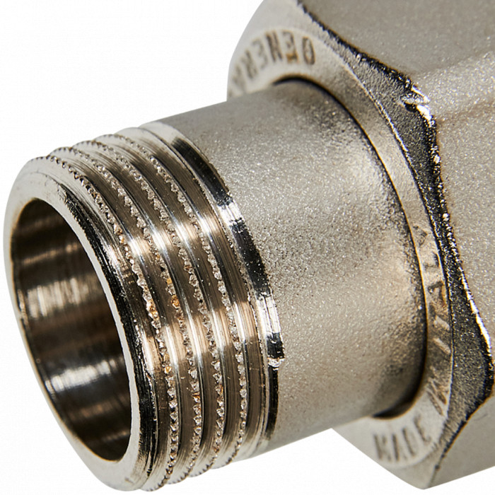 STOUT Разъемное соединение американка ВН никелированное, уплотнение под гайкой o-ring кольцо 3/4