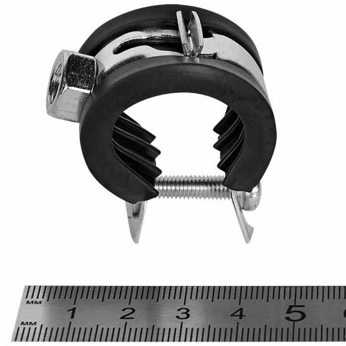 Хомут для труб одновинтовой STOUT с гайкой М8, 1/2  (20-23мм) SAC-0020-300012