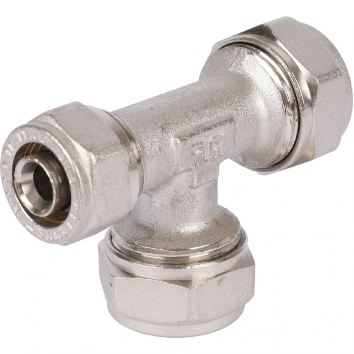 Тройник переходной TIEMME (20.2х20.2х16.2) для металлопластиковых труб винтовой