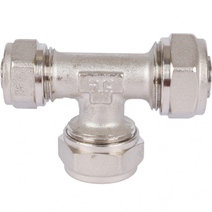 Тройник переходной TIEMME (20.2х20.2х16.2) для металлопластиковых труб винтовой