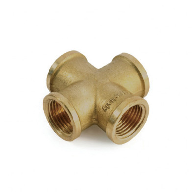 Крестовина равнопроходная, В 3/4&quot;, латунь