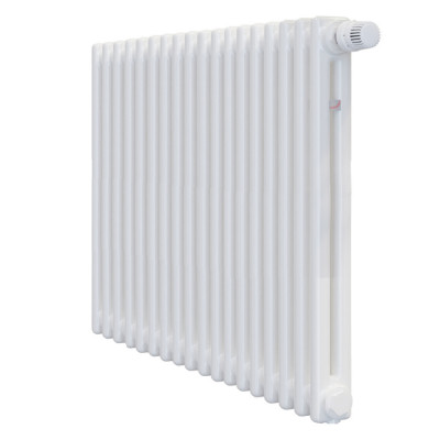 Стальной трубчатый радиатор Zehnder Charleston CH 2056-18 1270 3/4&quot; Ral 9016, боковое подключение