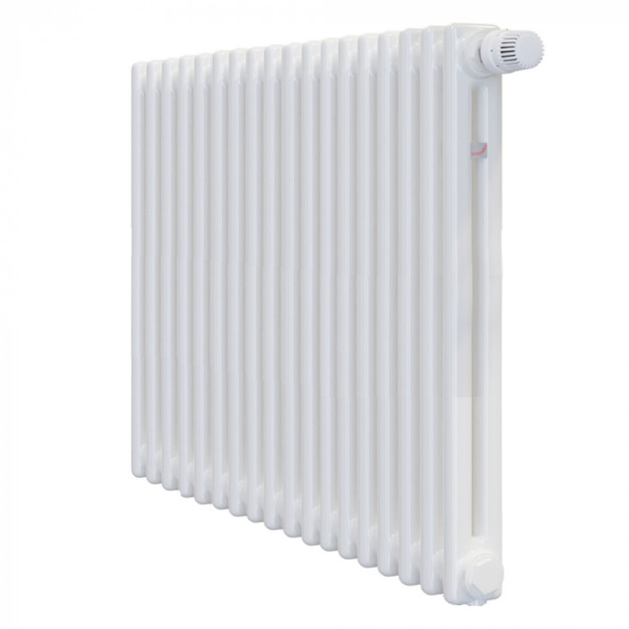 Стальной трубчатый радиатор Zehnder Charleston CH 2056-18 1270 3/4" Ral 9016, боковое подключение