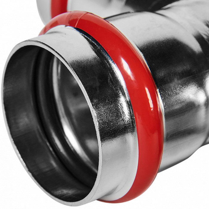 ROMMER RSS-0014-544254 Тройник переходной, 54х42х54, из нержавеющей стали прессовой