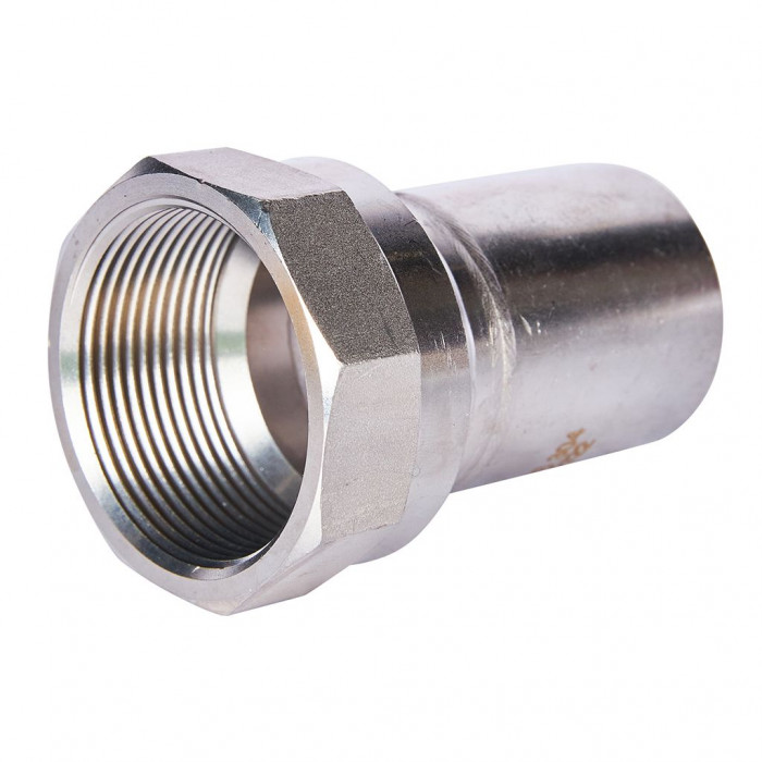 ROMMER RSS-0023-042112 Вставка переходная НПр-ВР, 42х1 1/2, из нержавеющей стали прессовой