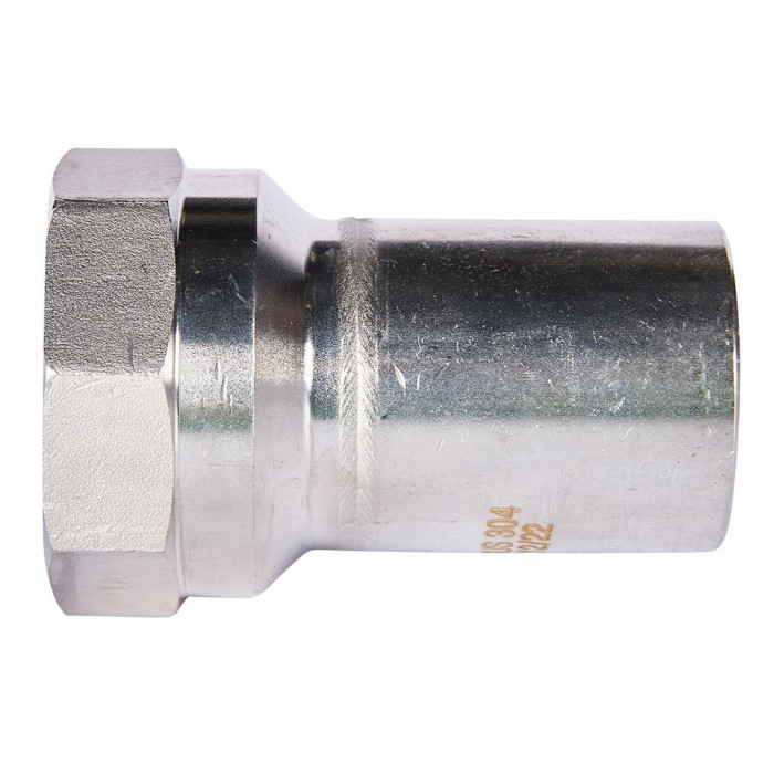 ROMMER RSS-0023-042112 Вставка переходная НПр-ВР, 42х1 1/2, из нержавеющей стали прессовой