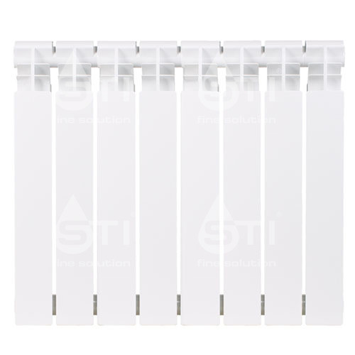 Биметаллический радиатор STI RUS (F)  500/100, 12 секций, боковое подключение