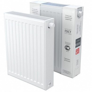 Стальной панельный радиатор STI Ventil Compact 22-500-400, боковое подключение