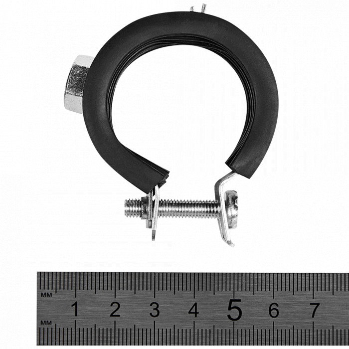 Хомут для труб одновинтовой STOUT с гайкой М8, 1  (32-35мм) SAC-0020-300001