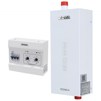 Настенный электрический котел ZOTA Econom V2 -9 кВт, одноконтурный