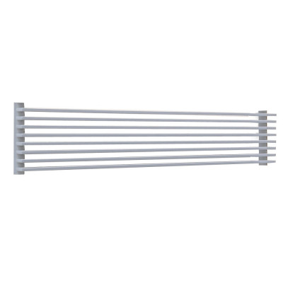 Стальной трубчатый радиатор KZTO (КЗТО) Параллели Г1-1750-8 шаг 25мм, 8 секций, нижнее подключение