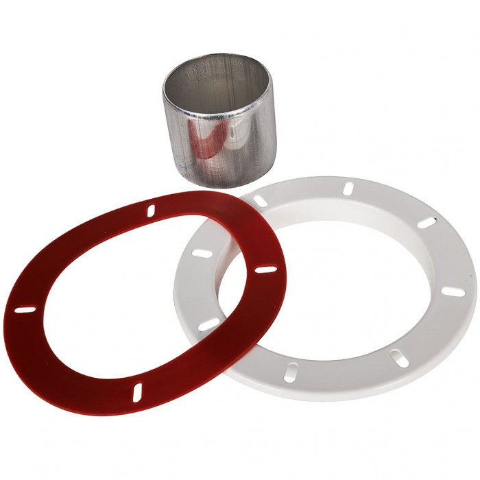 ROMMER RCA-8080-240002 Адаптер моноблочный для перехода на двухтрубную систему 80/80 (Ferroli, Bosch, Buderus, Navien S/C/E, Baxi ECO Nova/Classic,   Baltur, Fondital  ) в комплекте фланец и втулка D60 L-50