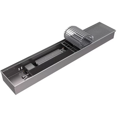 ROMMER RCQ-1000-0826190 ROMMER Конвектор внутрипольный RCQ 80.260.1900 220V без регулировки (Решётка роликовая, анодированный алюминий)
