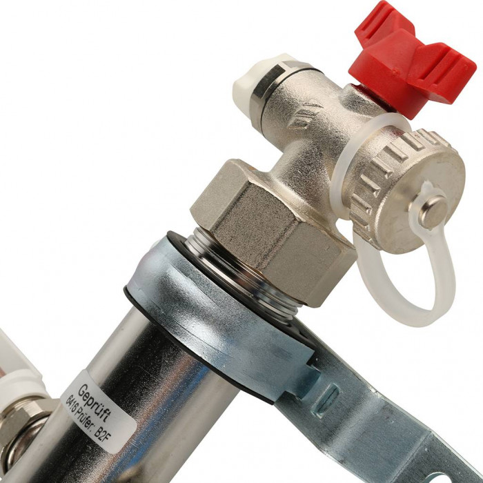 Распределительный коллектор REHAU HKV-D на 10 контуров нержавеющая сталь (12081011002)