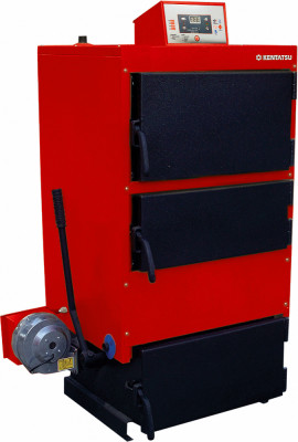 Твердотопливный котел Kentatsu VLK SRK-35 41кВт, атмосферный, одноконтурный