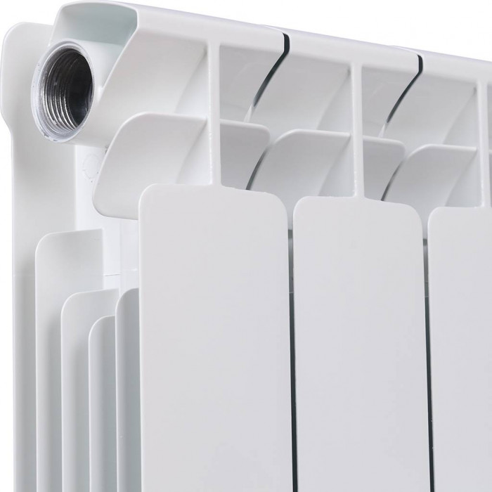 Биметаллический радиатор RIFAR BASE 350, 12 секций, боковое подключение, белый