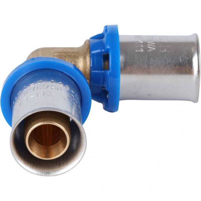 APE Угольник 90° 16х16 для металлопластиковых труб прессовой