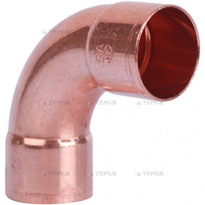 Sanha 5002A 5002A E отвод 90° ВП-ВП, 28, для медных труб под пайку