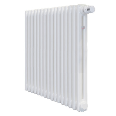 Стальной трубчатый радиатор Zehnder Charleston CH 2056-16 1270 3/4&quot; Ral 9016, боковое подключение