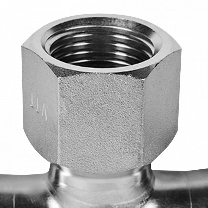 ROMMER RSS-0015-001812 ROMMER Тройник-переходник-ВР, 18х1/2, из нержавеющей стали прессовой