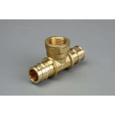 ONE PLUS Тройник-переходник ВР 16*1/2&quot; латунь ОР