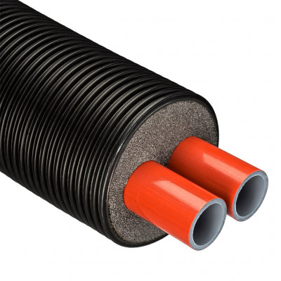 Теплоизолированная труба FLEXALEN 600 Стандарт VS-RH160A2/32 (2x32x3,0/160, 8 bar, 95 град С) двухтрубная