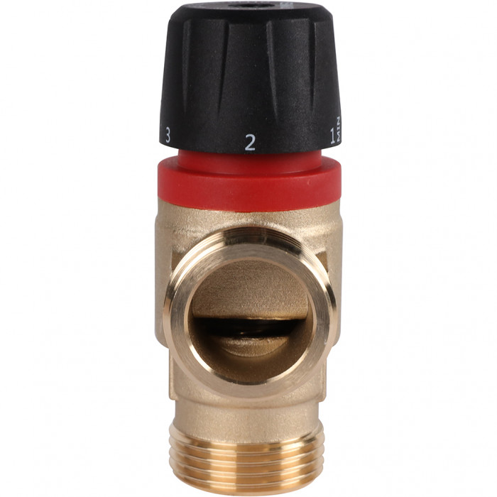 ROMMER RVM-0132-166025 Термостатический смесительный клапан для систем отопления и ГВС 1 НР 35-60°С KV 1,6 (боковое смешивание)
