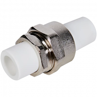 Соединение разъемное комбинированное Pro Aqua d=25-1 PP-R Белое