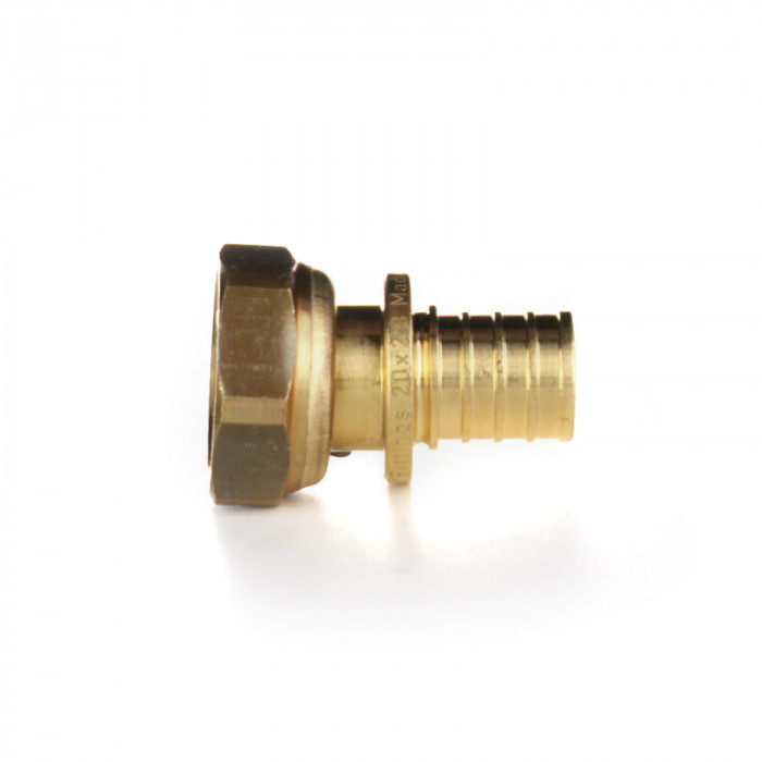 Переходник, Ø 16×3/4" НГ ЕК, латунь