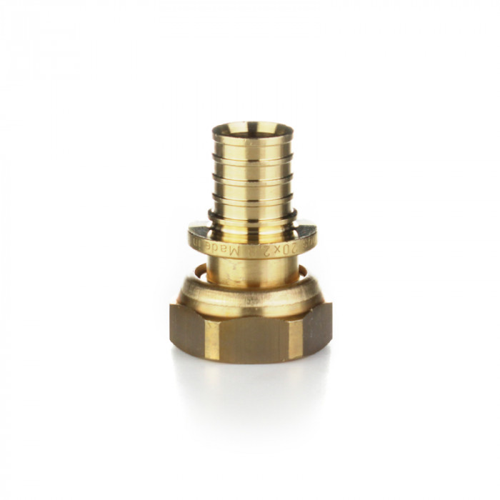 Переходник, Ø 16×3/4" НГ ЕК, латунь