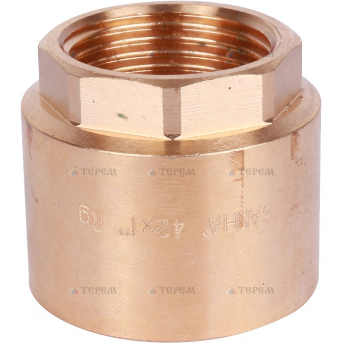 Sanha 4270g переход ВП-ВР, бронза42x1, для медных труб под пайку