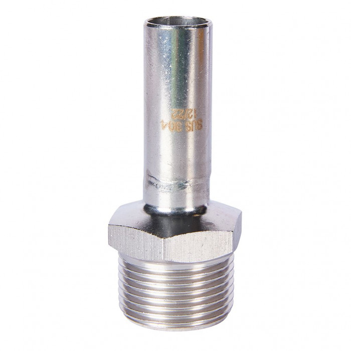 ROMMER RSS-0024-001534 Вставка переходная НПр-НР, 15х3/4, из нержавеющей стали прессовой