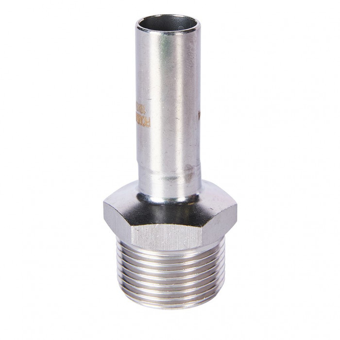 ROMMER RSS-0024-001534 Вставка переходная НПр-НР, 15х3/4, из нержавеющей стали прессовой