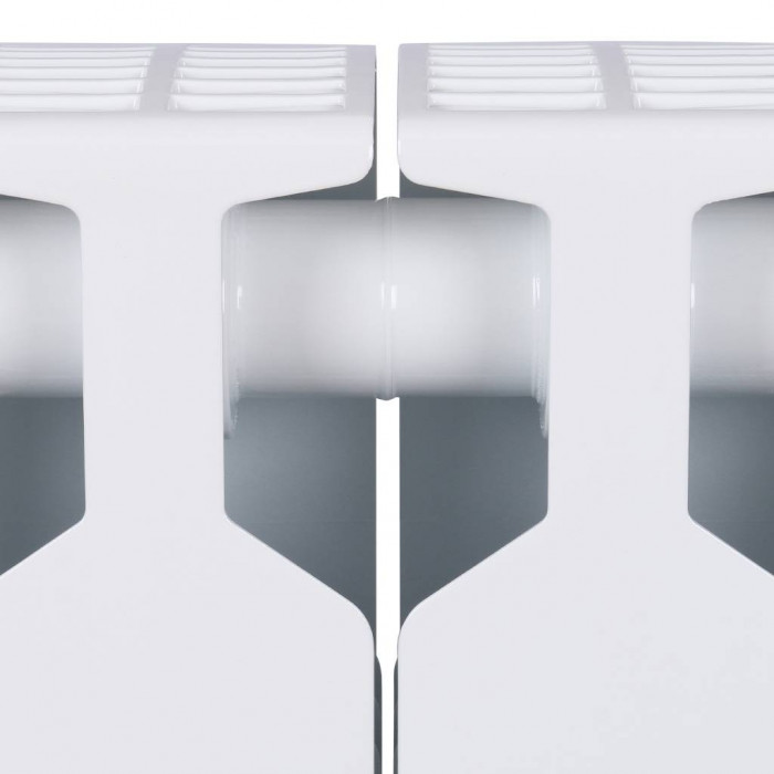 Биметаллический радиатор RIFAR SUPReMO 500, 10 секций, боковое подключение, белый