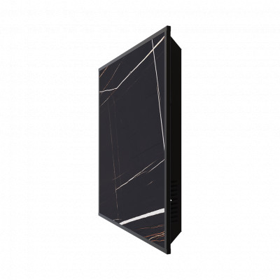 SCT-00BB-006060 STOUT отопительная панель BLACK STONE SCT 60*60 черный гранит / черный корпус