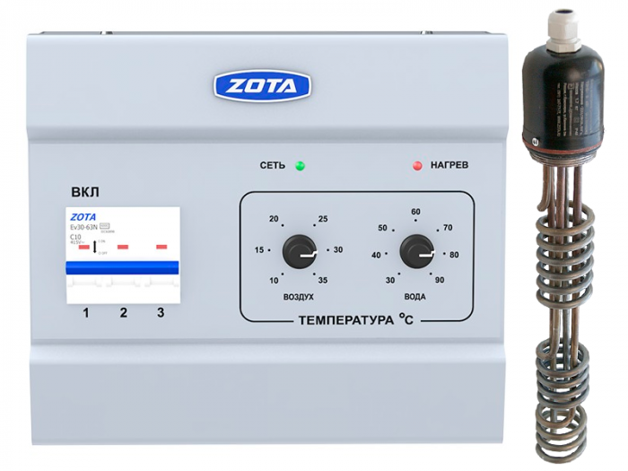 Комплект для подключения ТЭНБ к ZOTA  3кВт