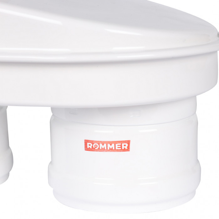 ROMMER RCA-8080-250002 Адаптер моноблочный универсальный для перехода на двухтрубную систему 80/80 (кроме Immergas и Navien Deluxe 75/100 стар.)