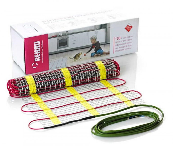 Тёплый пол мат Rehau Solelec 219/240 Вт; 0,5х3 м; 1,5 м2 (арт. 13219001555)