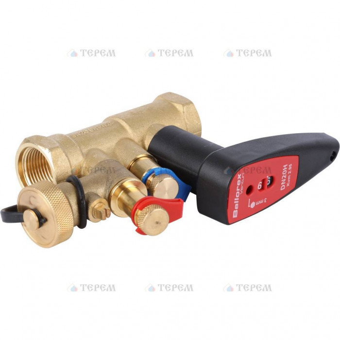 Клапан балансировочный БРОЕН Venturi FODRV DN 020 PN 25 ручной повышенной пропускной способности с дренажем