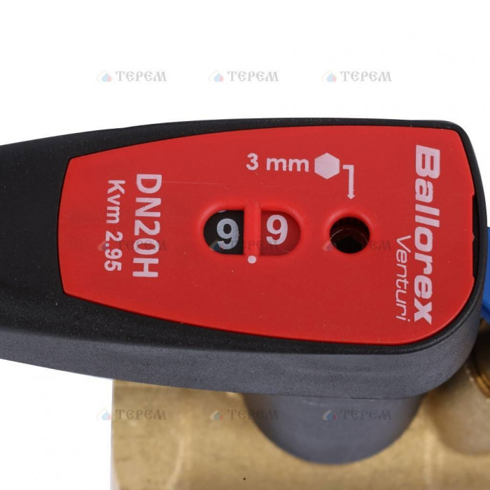 Клапан балансировочный БРОЕН Venturi FODRV DN 020 PN 25 ручной повышенной пропускной способности с дренажем