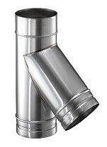 Тройник 45° д. 400 P1