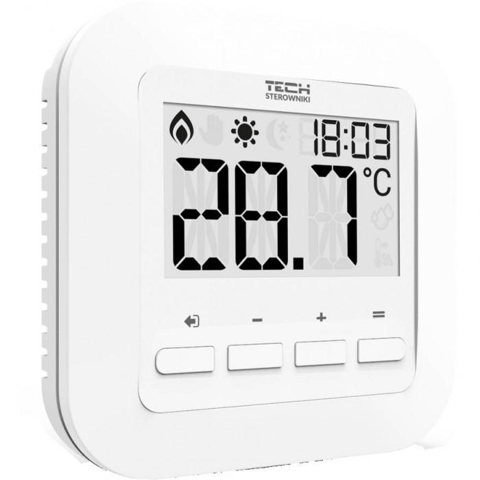 TECH Автоматика и контроллеры TECH ST-295v3 TECH Комнатный регулятор проводной (белый)