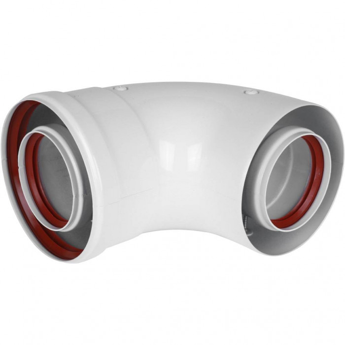 Baxi  Коаксиальный отвод 90° для котлов ECO Classic, диам. 60/100 мм