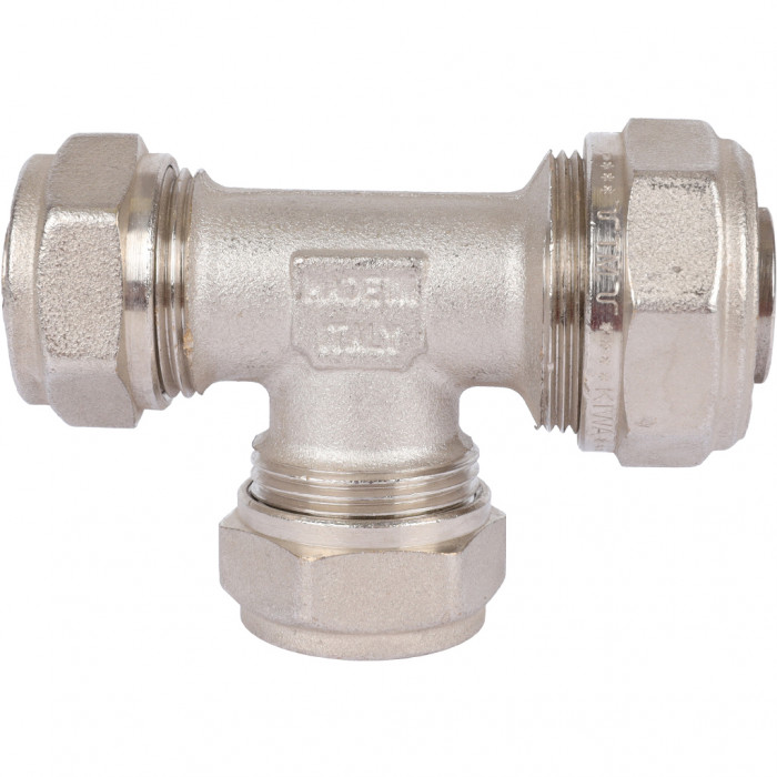 Тройник переходной TIEMME (26.3х20.2х20.2) для металлопластиковых труб винтовой