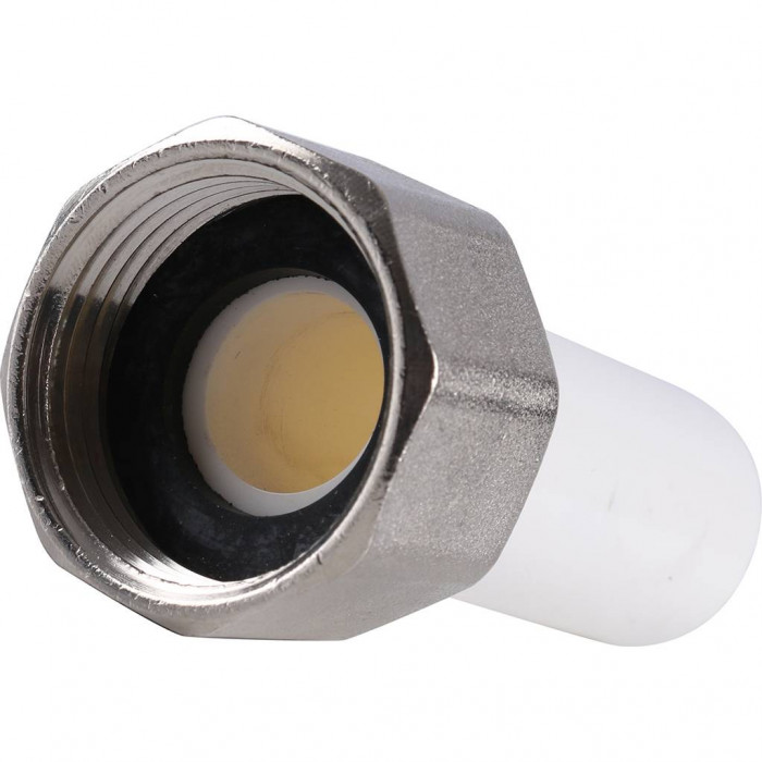 Kalde Штуцер с гайкой внутренная резьба для полипропиленовых труб 25х1